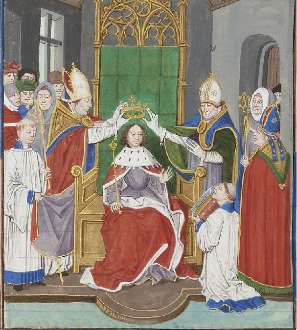 Representació francesa del rei Eduard III d'Anglaterra. Font Bibliothèque Nationale de France
