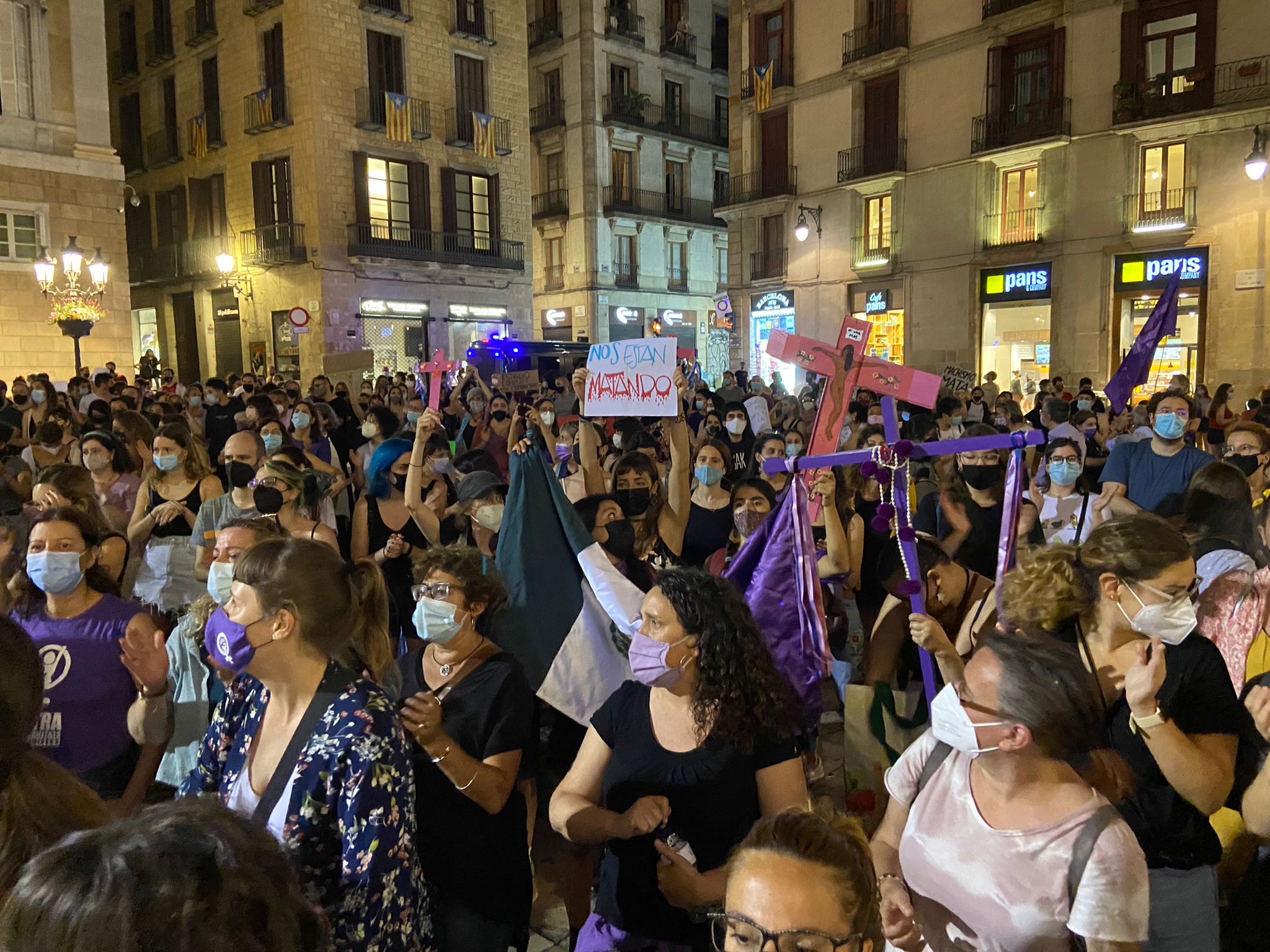 Manifestación contra los feminicidios 11/06/2021 barcelona Judit Pellicer