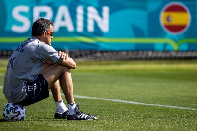 Luis Enrique entrenamiento Eurocopa EFE
