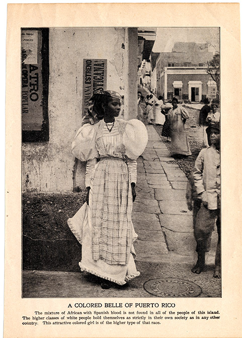 Chica portorriquenya (1898). Font National Museum of American History