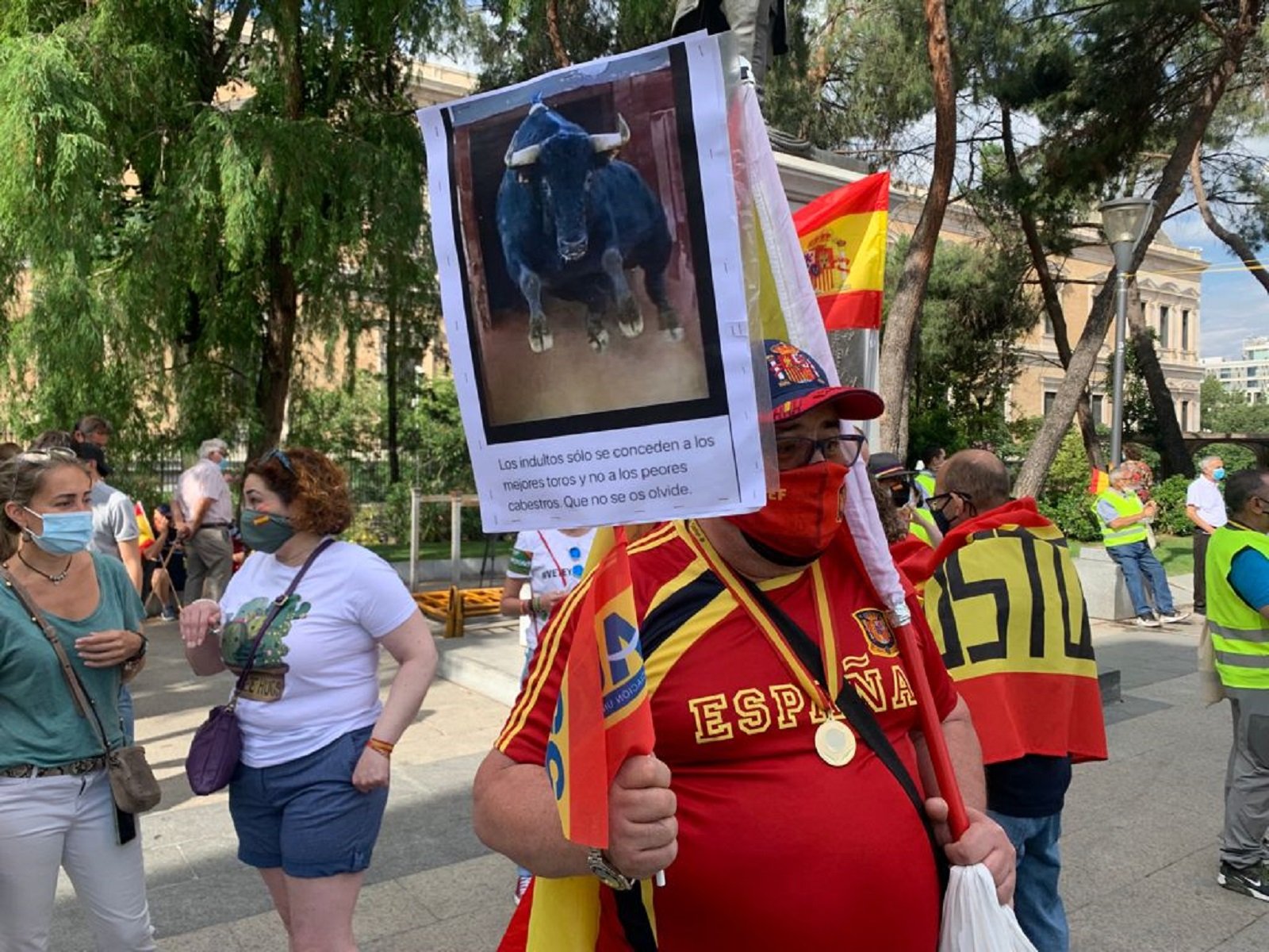 Manifestación Colón Nicolas Tomàs