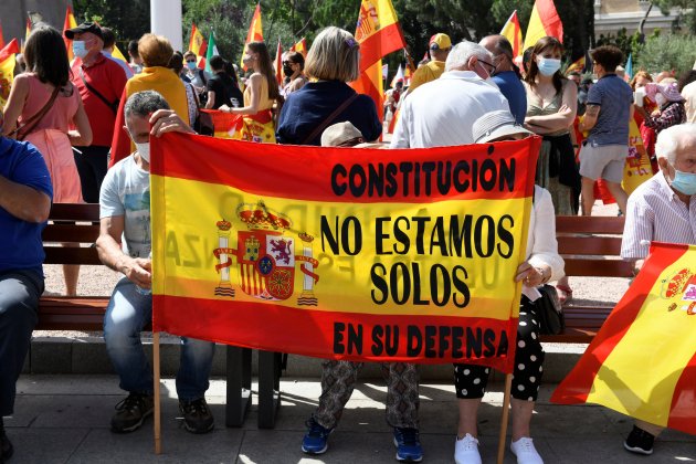 Manifestación Colón Madrid indultos Efe