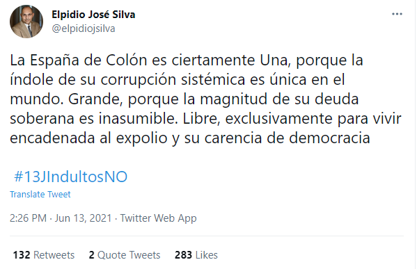 TUIT elpidio jose silva manifestacion colon 