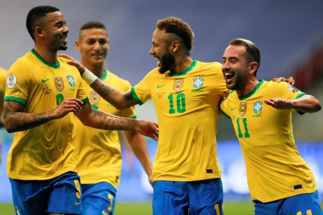 Neymar Gabriel Jesus Brasil EFE