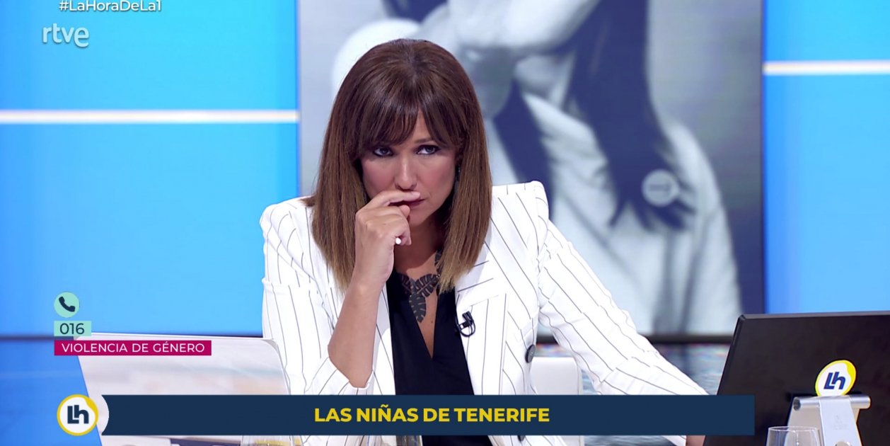 Mònica López cara de vergüenza TVE