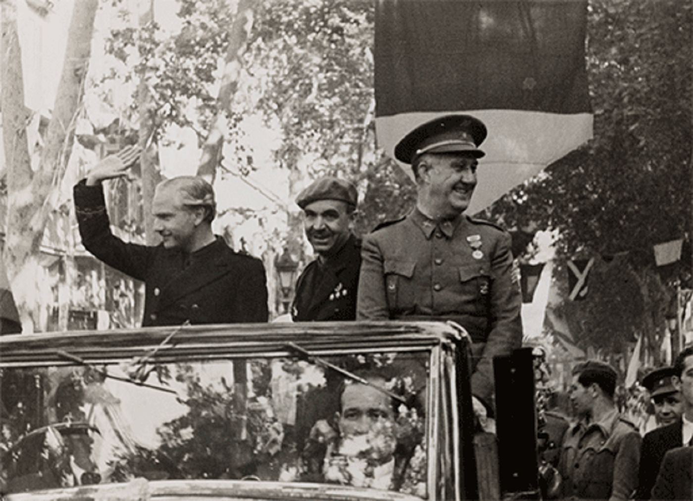 “El Cuñadísimo" Serrano Suñer visita Barcelona