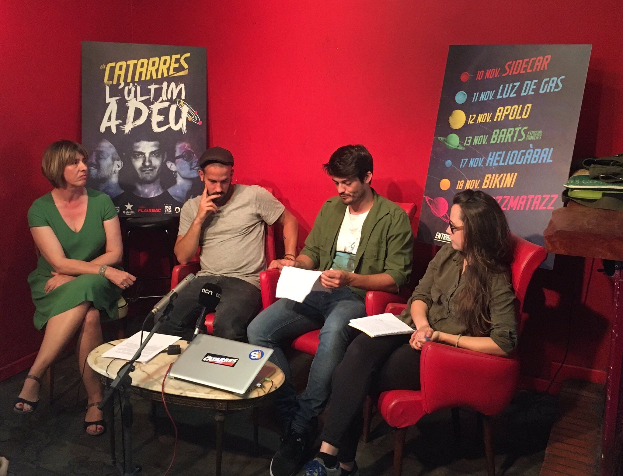 Els Catarres volen omplir les sales de concerts de Barcelona
