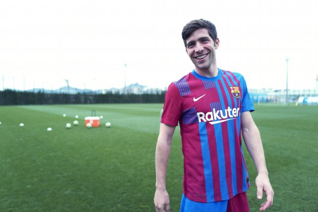 Sergi Roberto camiseta Barca escudo FC Barcelona