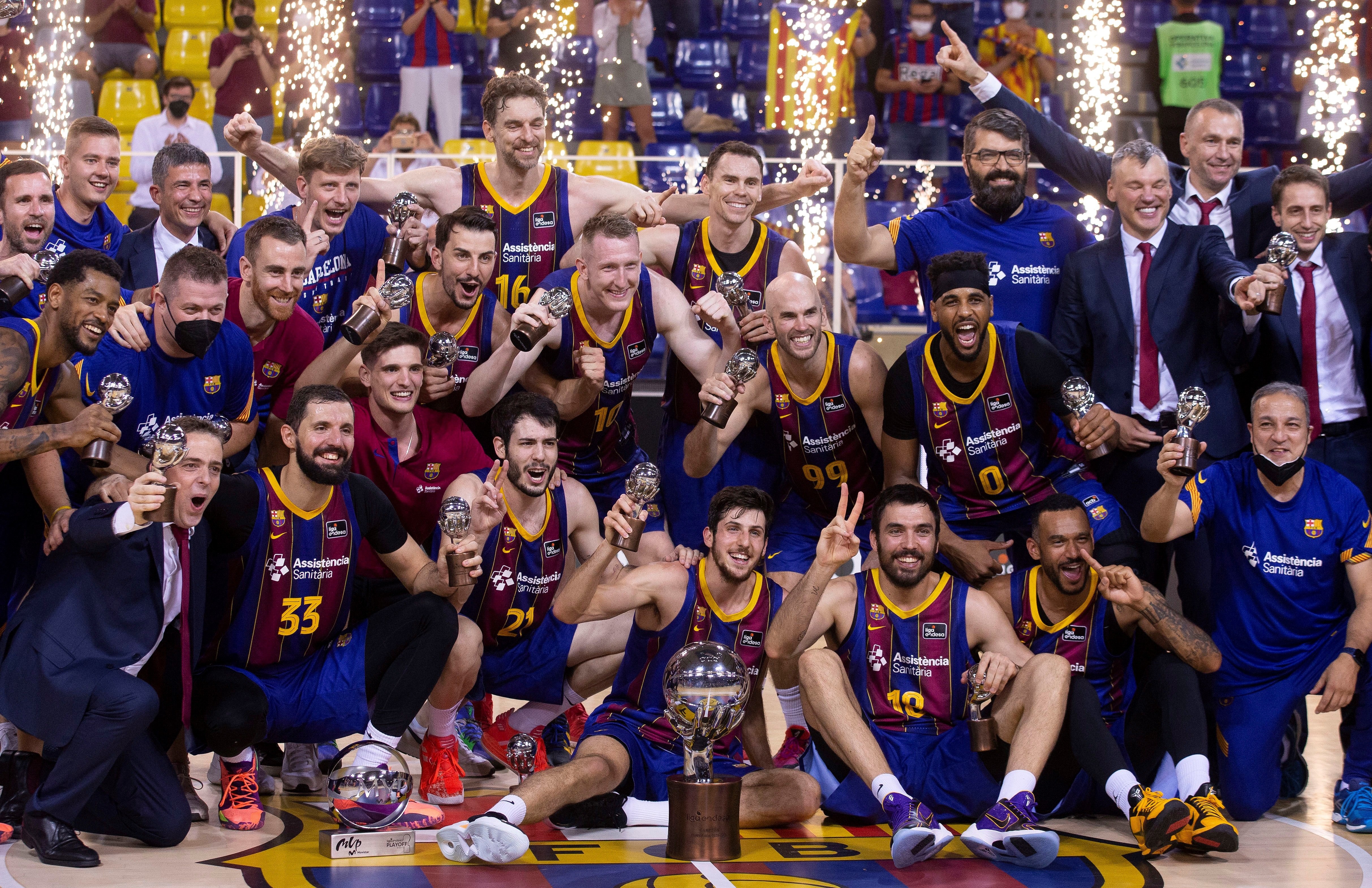 Pallissa del Barça al Reial Madrid per tornar a ser campió de Lliga (92-73)