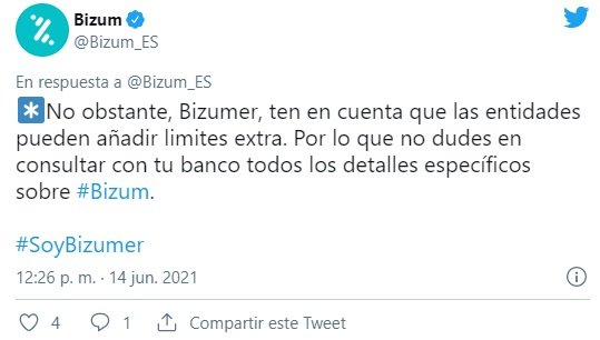 TUIT Bizum cambios