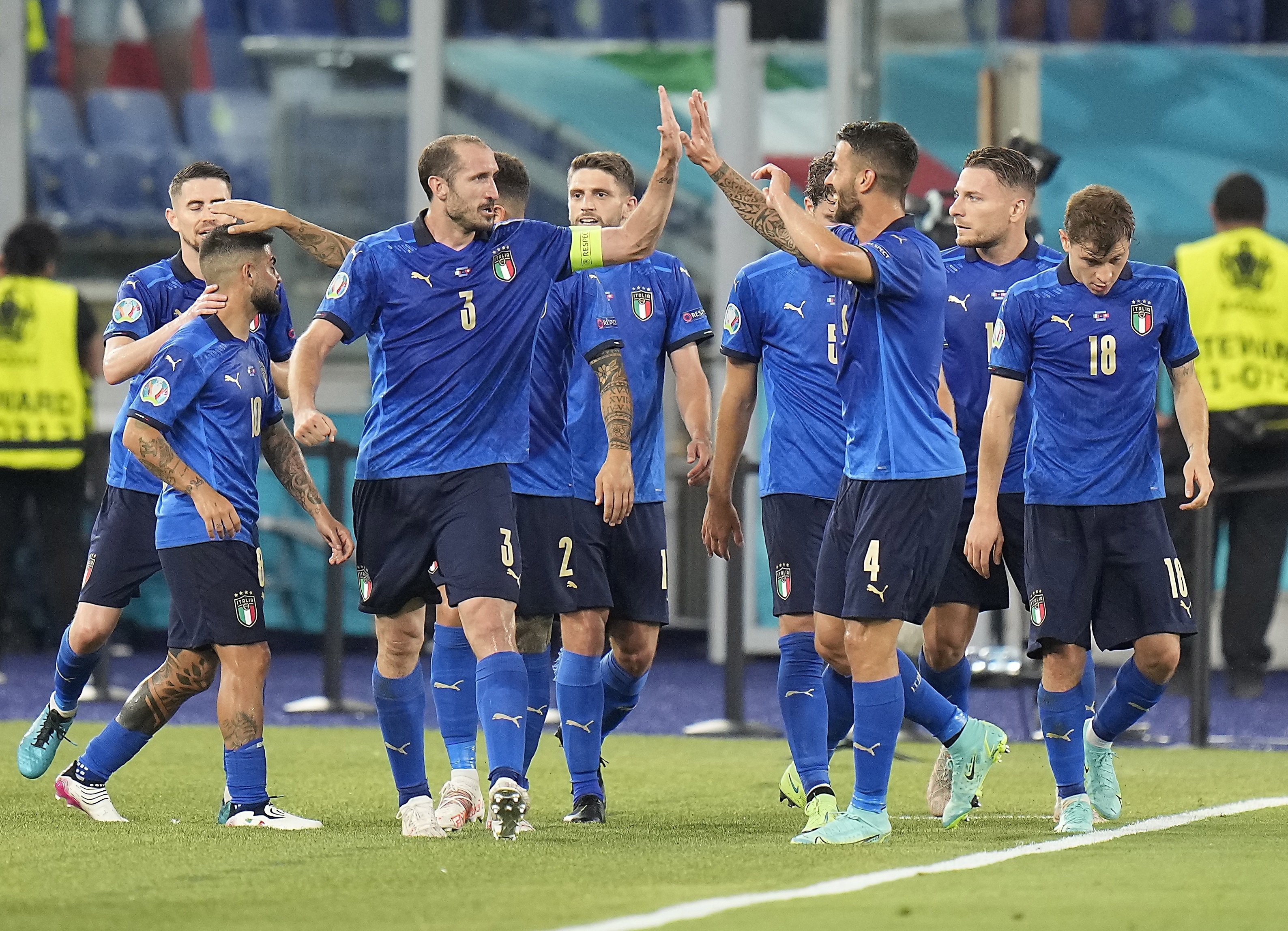 Italia, la primera selección clasificada para los octavos la Eurocopa