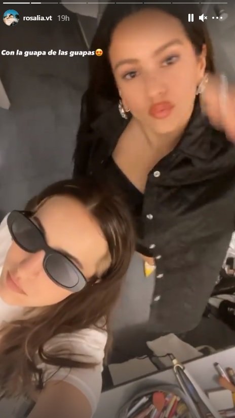 Rosalía i la seva germana, Instagram