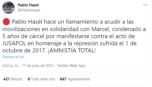 TUIT PABLO HASEL MARCEL VIVET