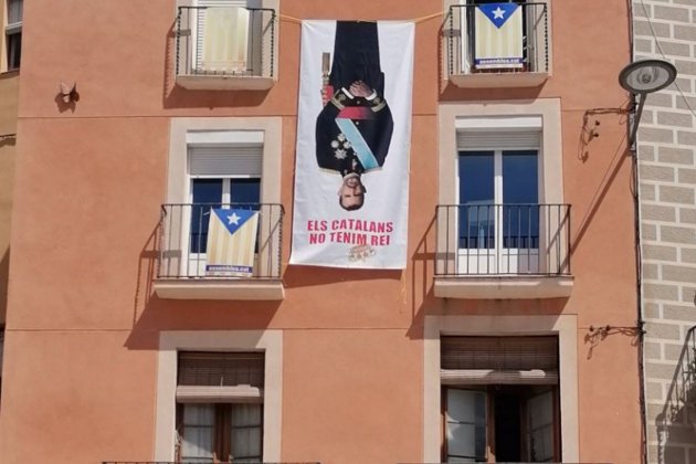 Pancarta rei Manresa ANC Manresa