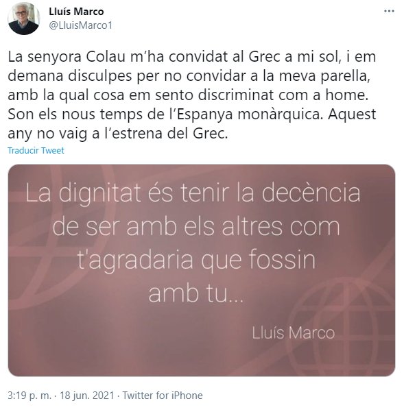 Lluís Marco contra Ada Colau para|por el Griego 1