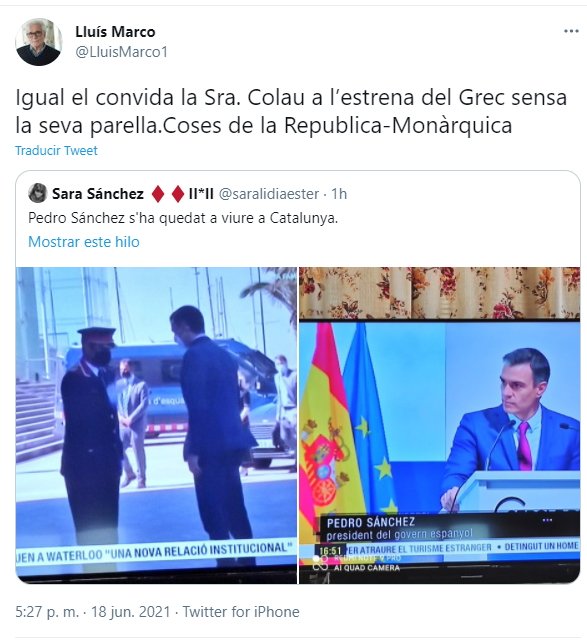 Lluís Marco contra Ada Colau pel Grec 4