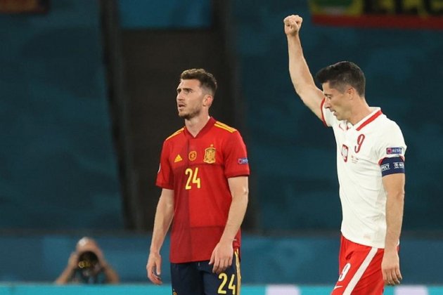 España Polonia Eurocopa Lewandowski EFE