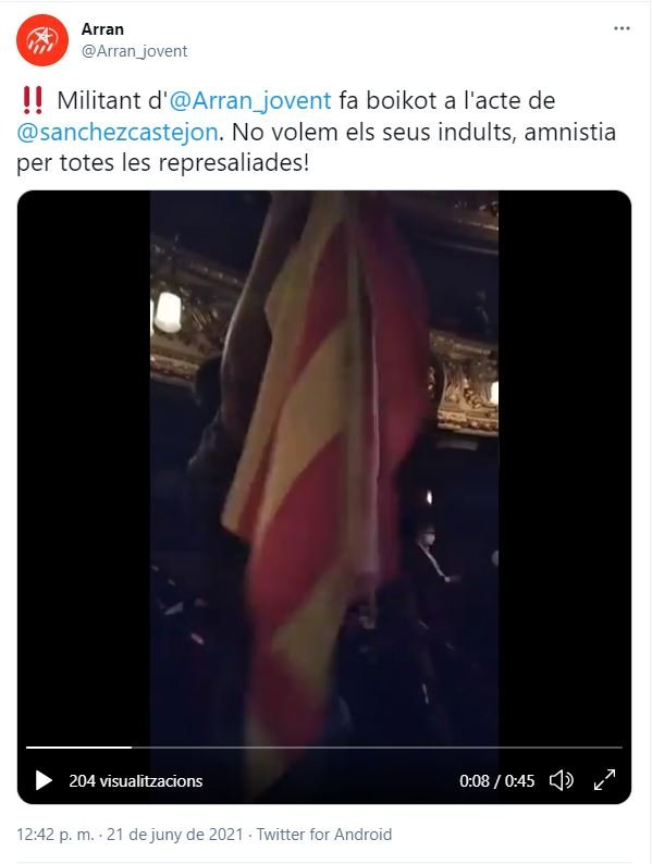 TUIT cerca manifestante liceo