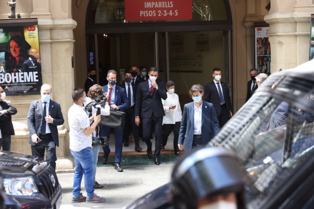 Buena Protestas Liceo, Pedro Sánchez, el presidente saliente de Liceu Sergi Alcàzar