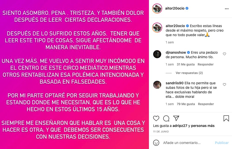 Aitor Ocio sobre Laura Sánchez @aitor20ocio