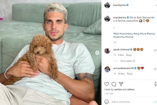 Perfil de Instagram de Marc Bartra