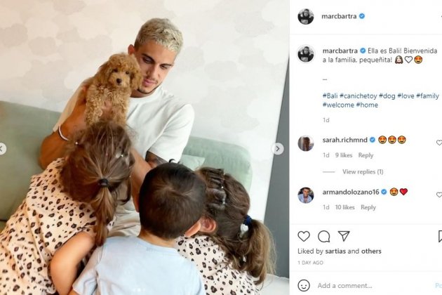 Perfil d'Instagram de Marc Bartra