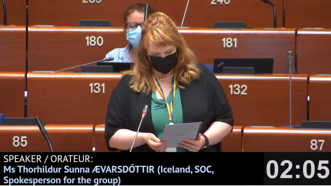 Sunna Islandia Consejo Europa