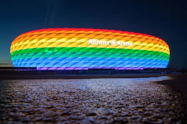 Allianz Arena Munich arcoiris FC Bayern