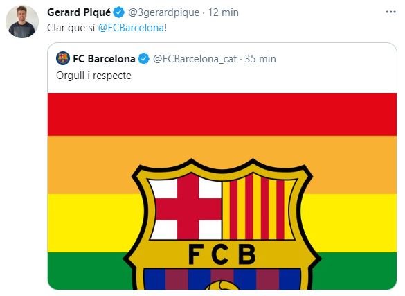 Pique Barca LGTB FC Barcelona