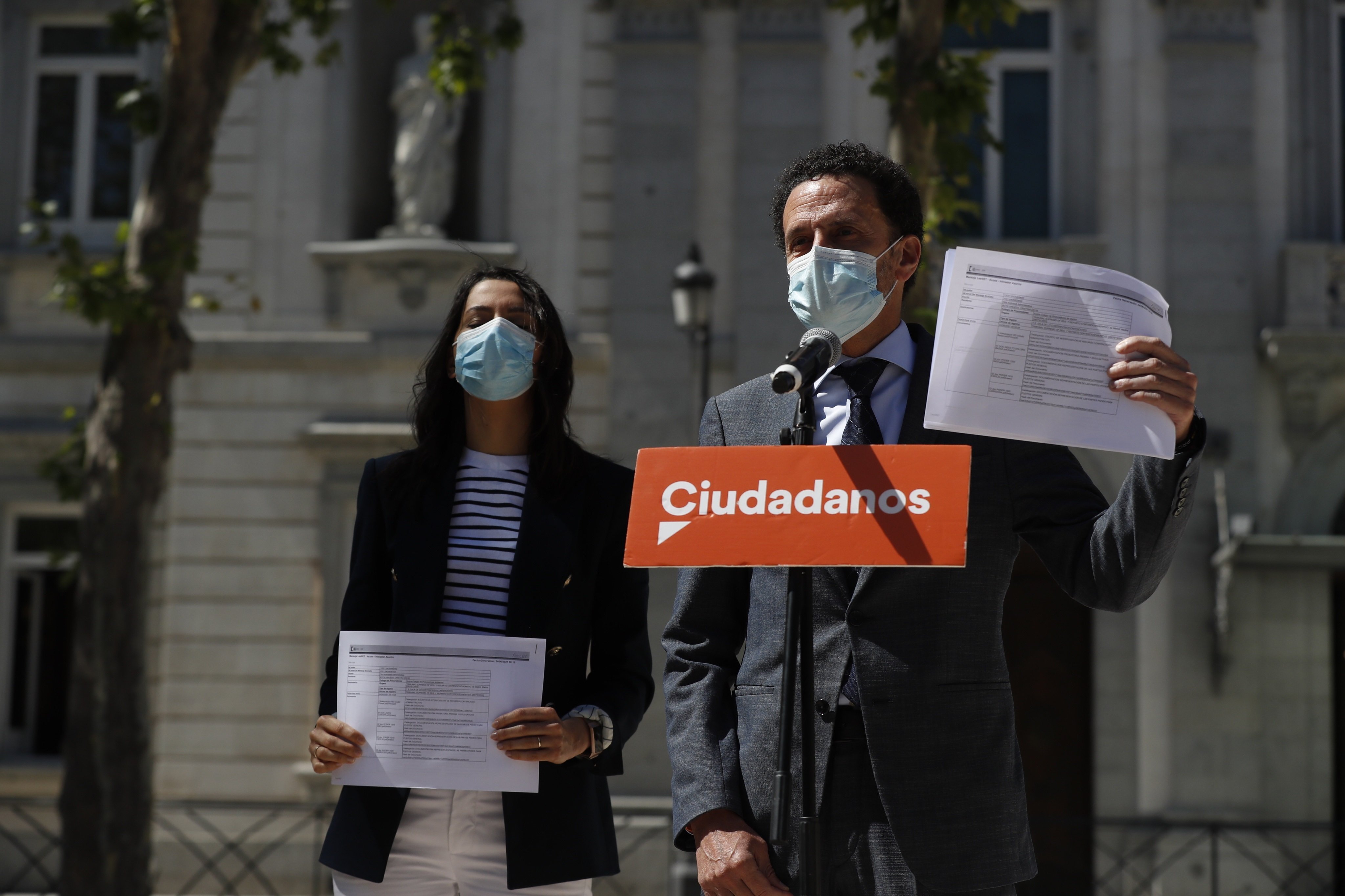 El Supremo inicia la tramitación del recurso de Ciudadanos contra el indulto