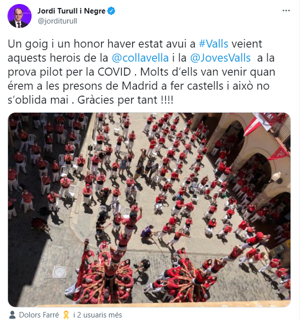 TUIT JORDI TURULL CASTELLERS