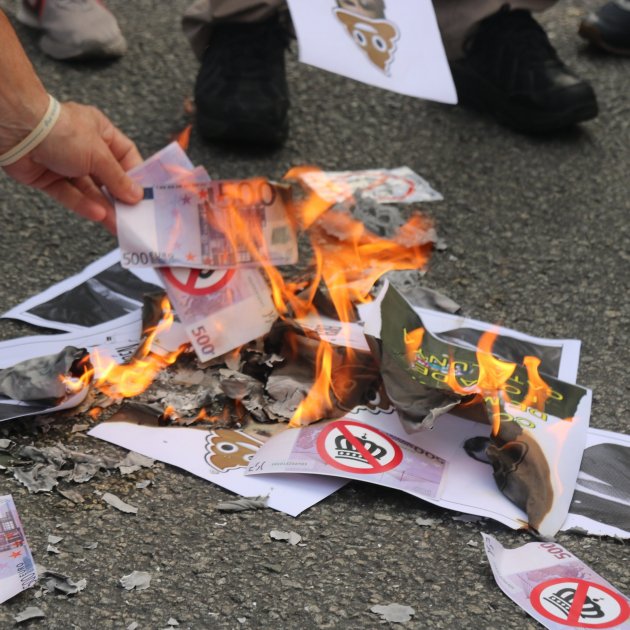 CDR queman cremen fotos rei felip vi 