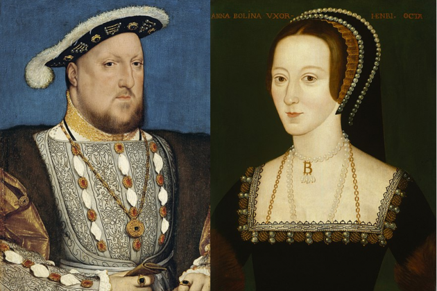 Enrique VIII y Anna Boleyn. Fuente Museo Tyssen Bornemisza y National Portrait Gallery
