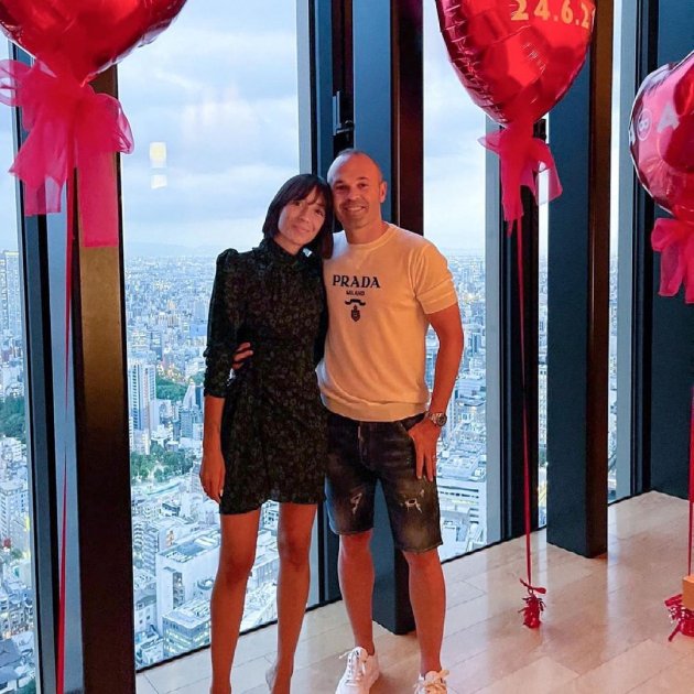 Andrés Iniesta y Anna Ortiz corazón @andresiniesta8