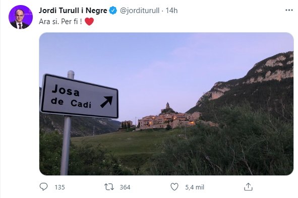 Jordi Turull vuelve en Josa del Cadí @jorditurull