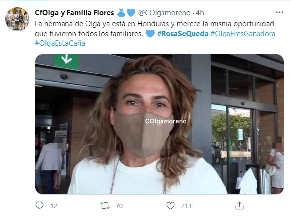 Rocía hermana Olga Moreno TW