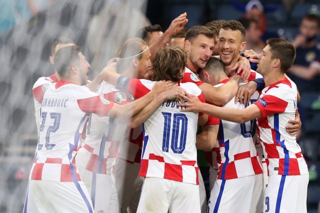 Croacia celebra gol Eurocopa EFE