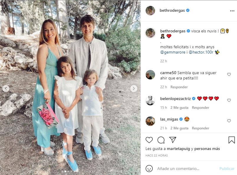 Beth Rodergas familia boda amigos @bethrodergas