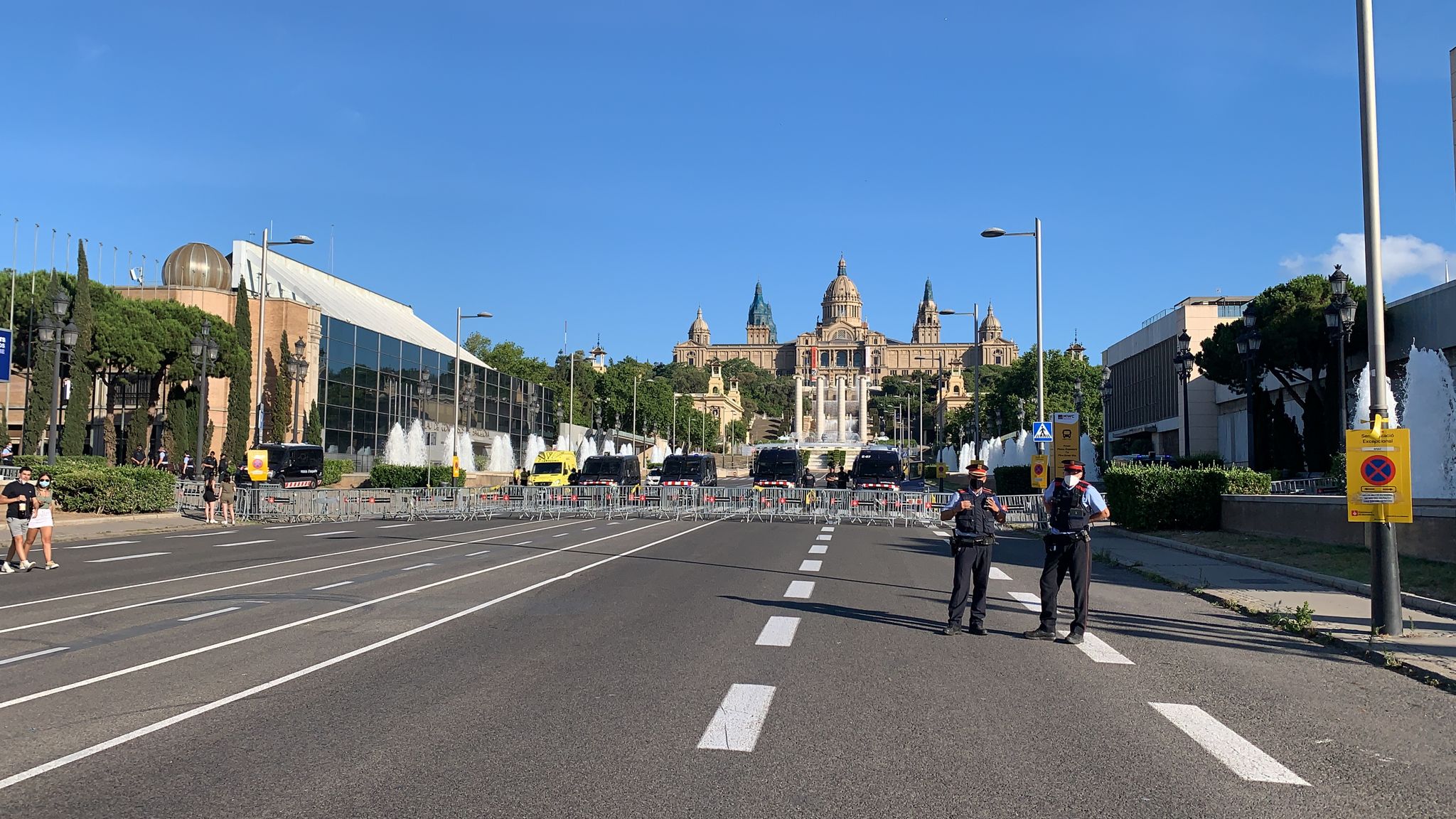 mossos montjuic cdr concentracio rei mobile