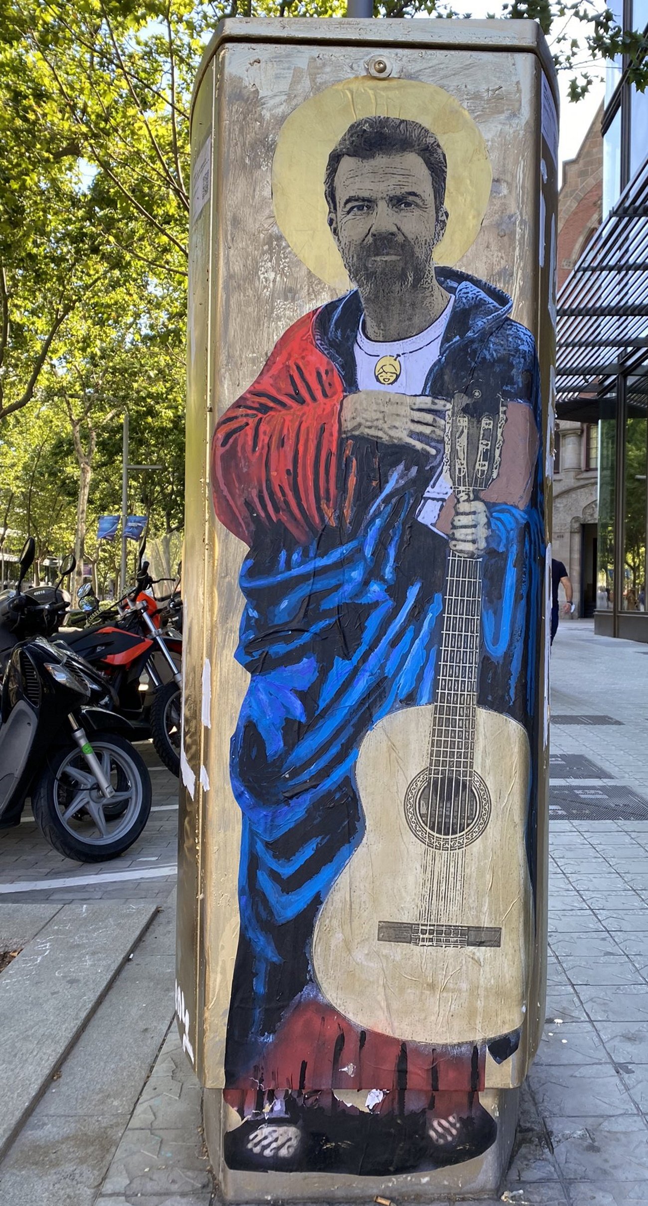 L'artista urbà Tvboy dedica la seva última obra a Pau Donés