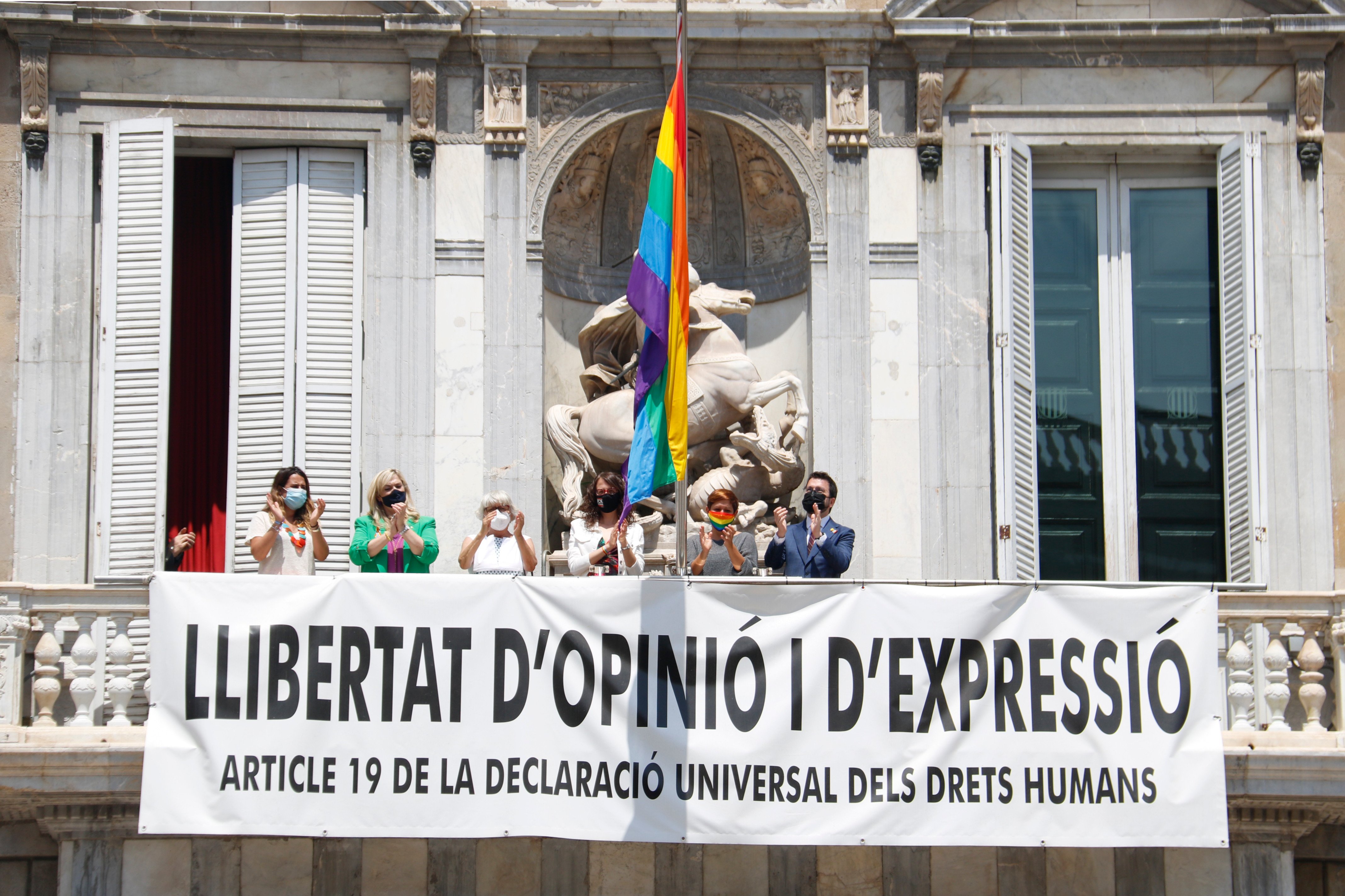 El Govern celebra el dia de l'Orgull LGTBI: "Sense igualtat, no hi ha llibertat"