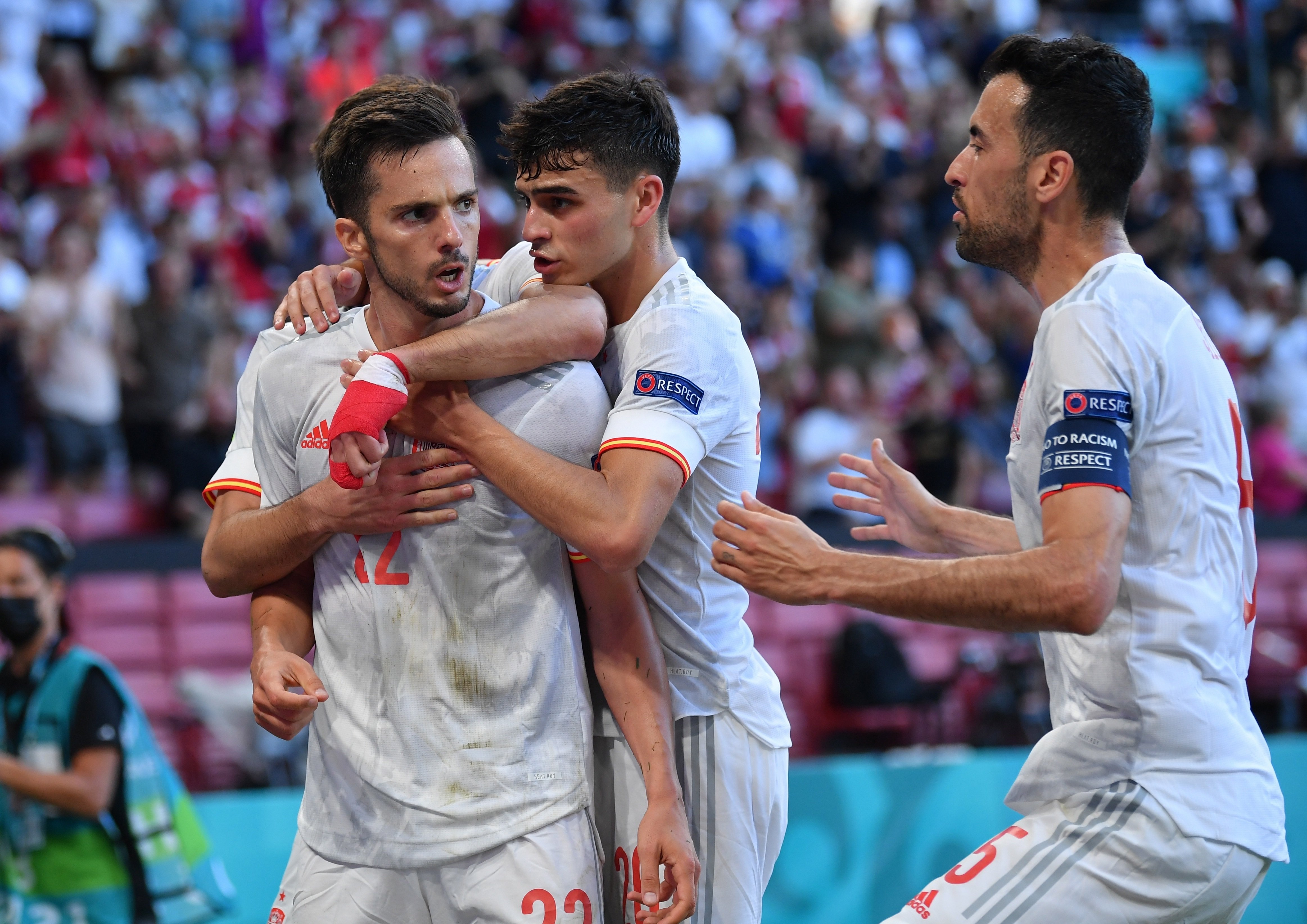 Les millors imatges de la victòria d'Espanya contra Croàcia a l'Eurocopa