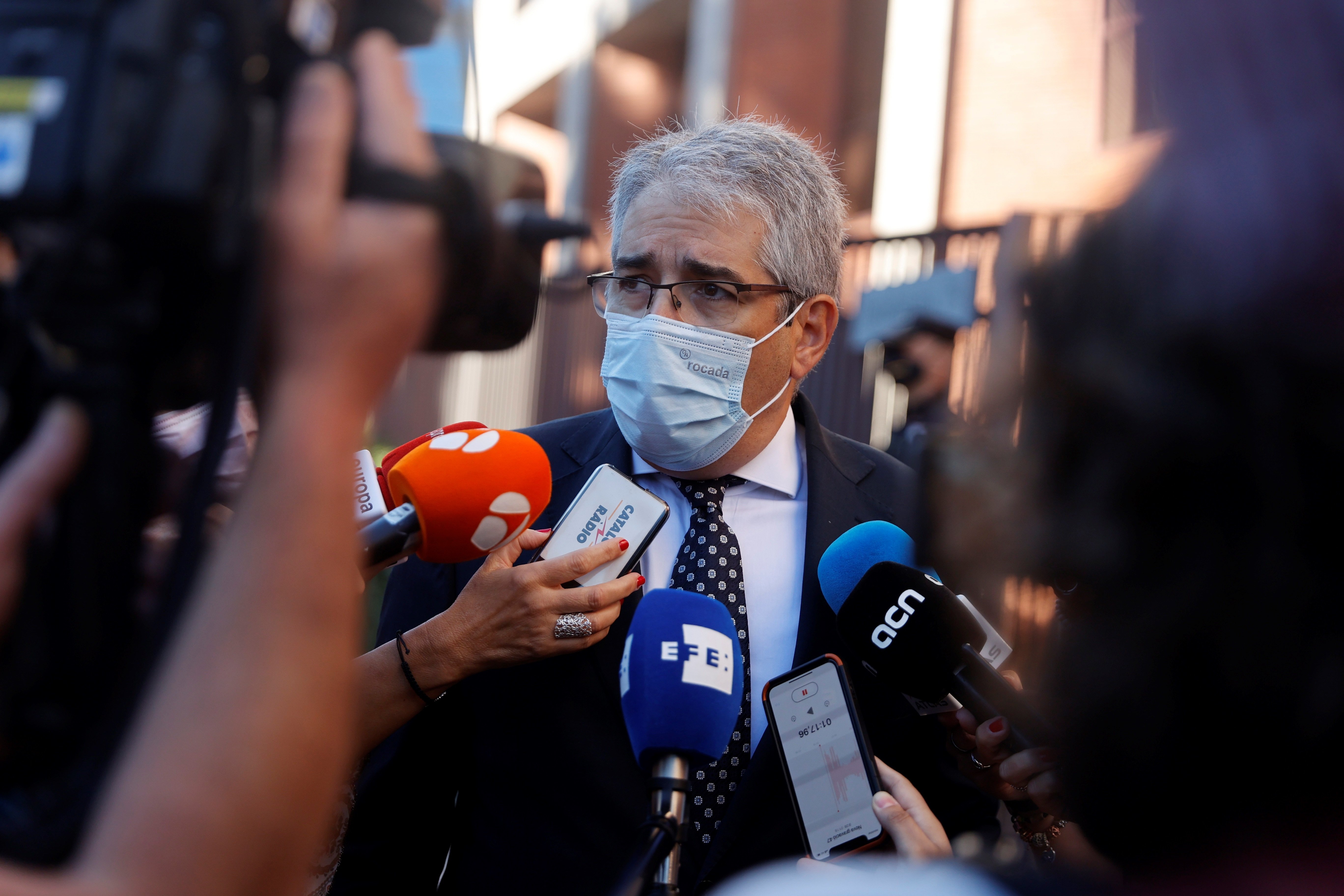 Francesc Homs demana solidaritat per fer front al Tribunal de Comptes