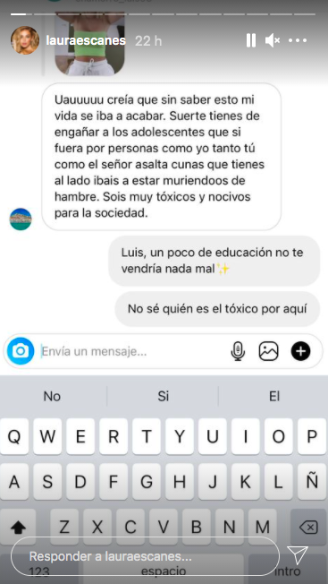 Perfil de Instagram de Laura Escanes
