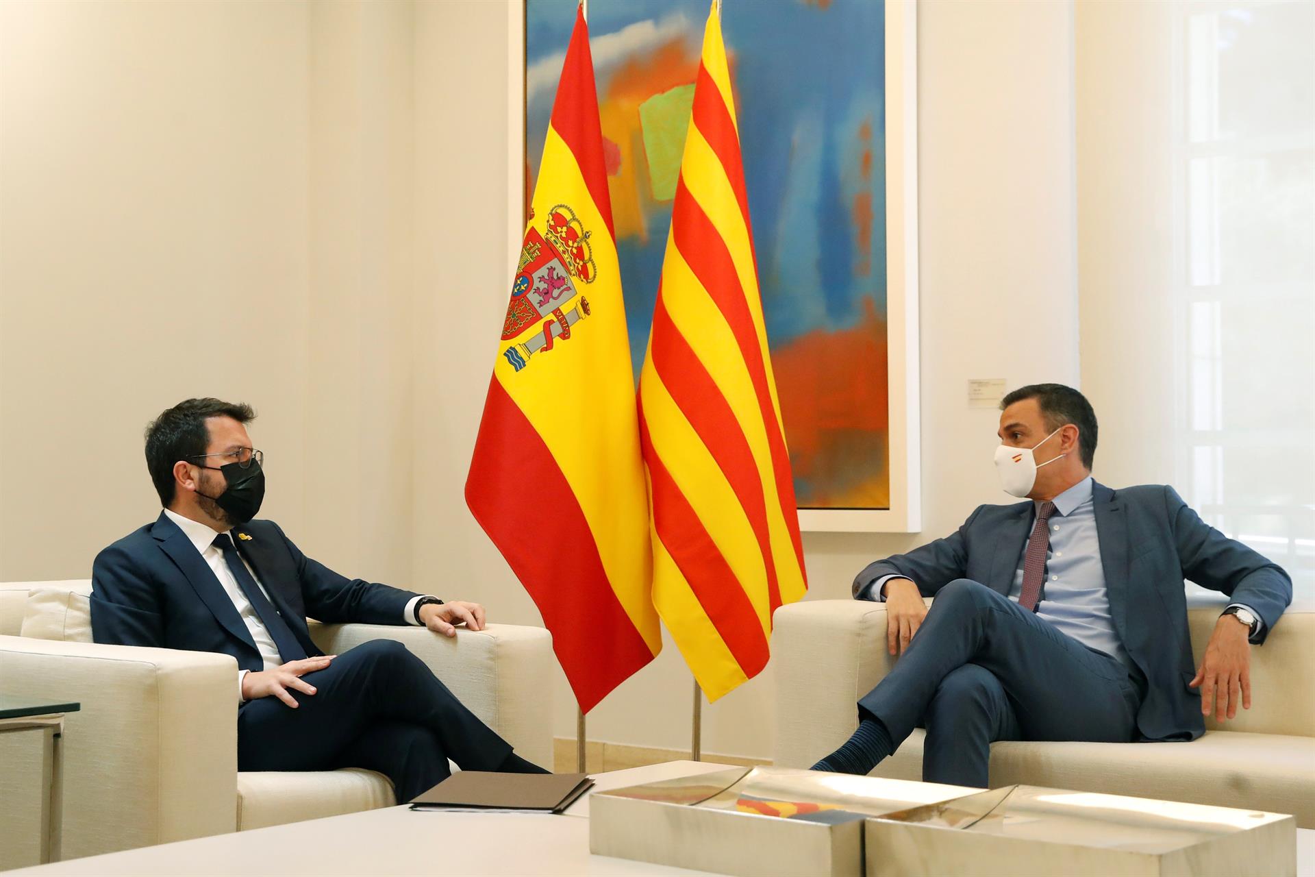Aragonès and Sánchez agree to convene Spain-Catalonia dialogue table in September