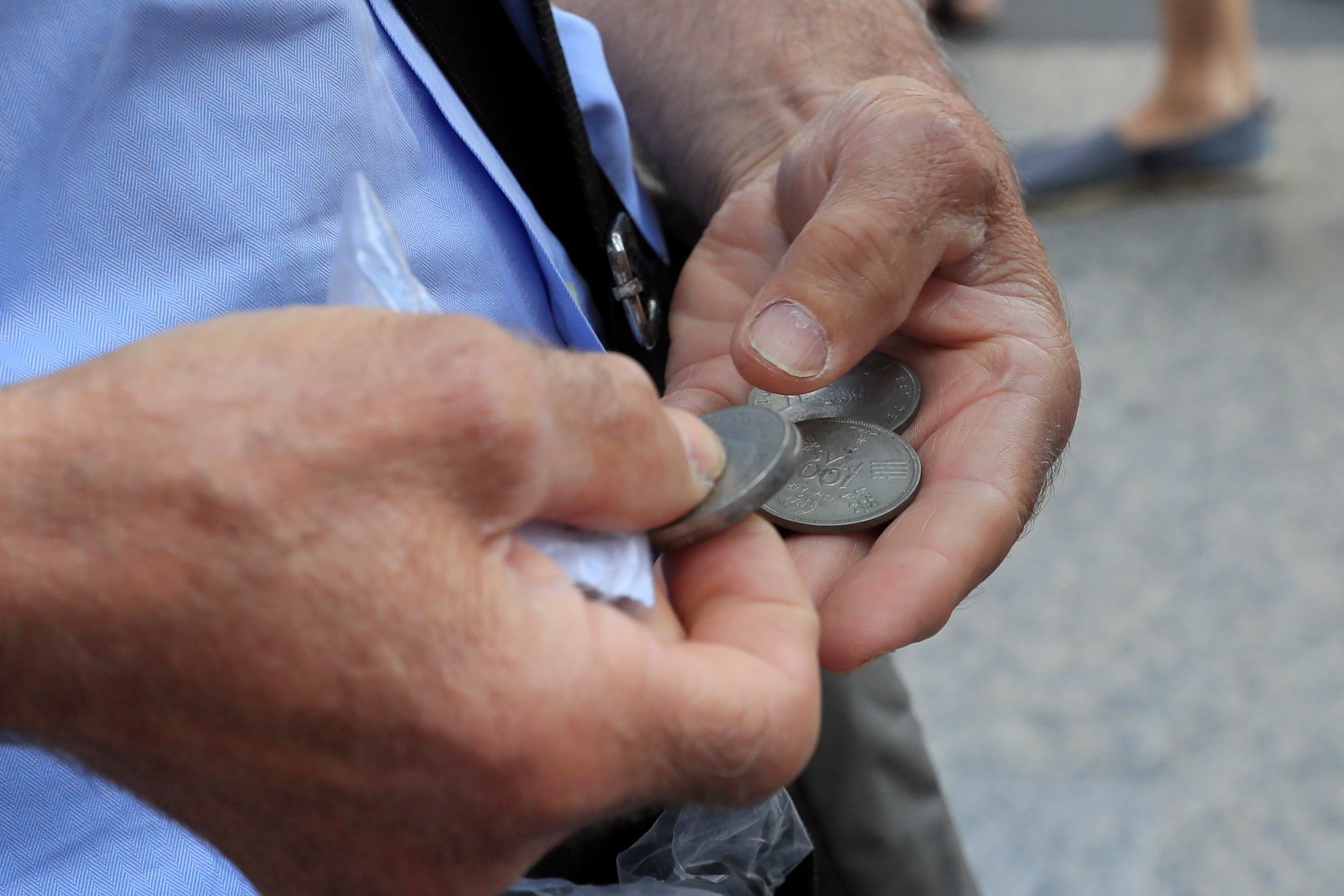 Cambio Pesetas por Euros - Banco España / EFE