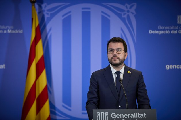 EuropaPress / president generalitat catalana pere aragones comparece reunión Pedro Sanchez