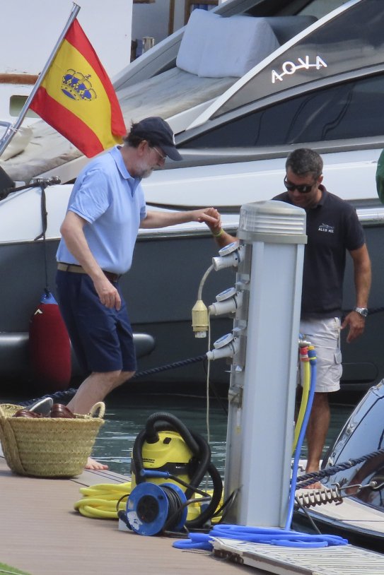 Mariano Rajoy barco Ibiza 2019 GTRES