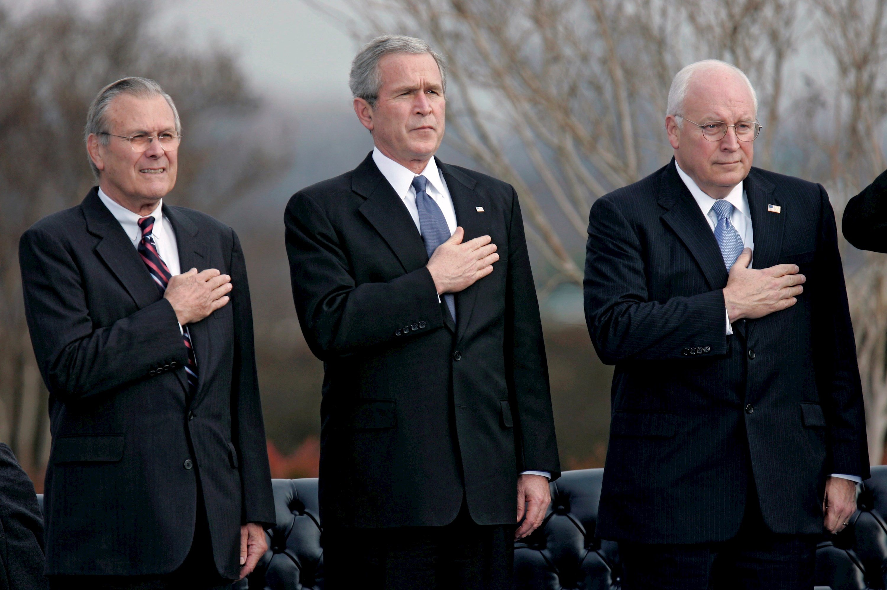 Donald Rumsfeld, George W. Bush, Dick Cheney Estados Unidos 2006 / EFE