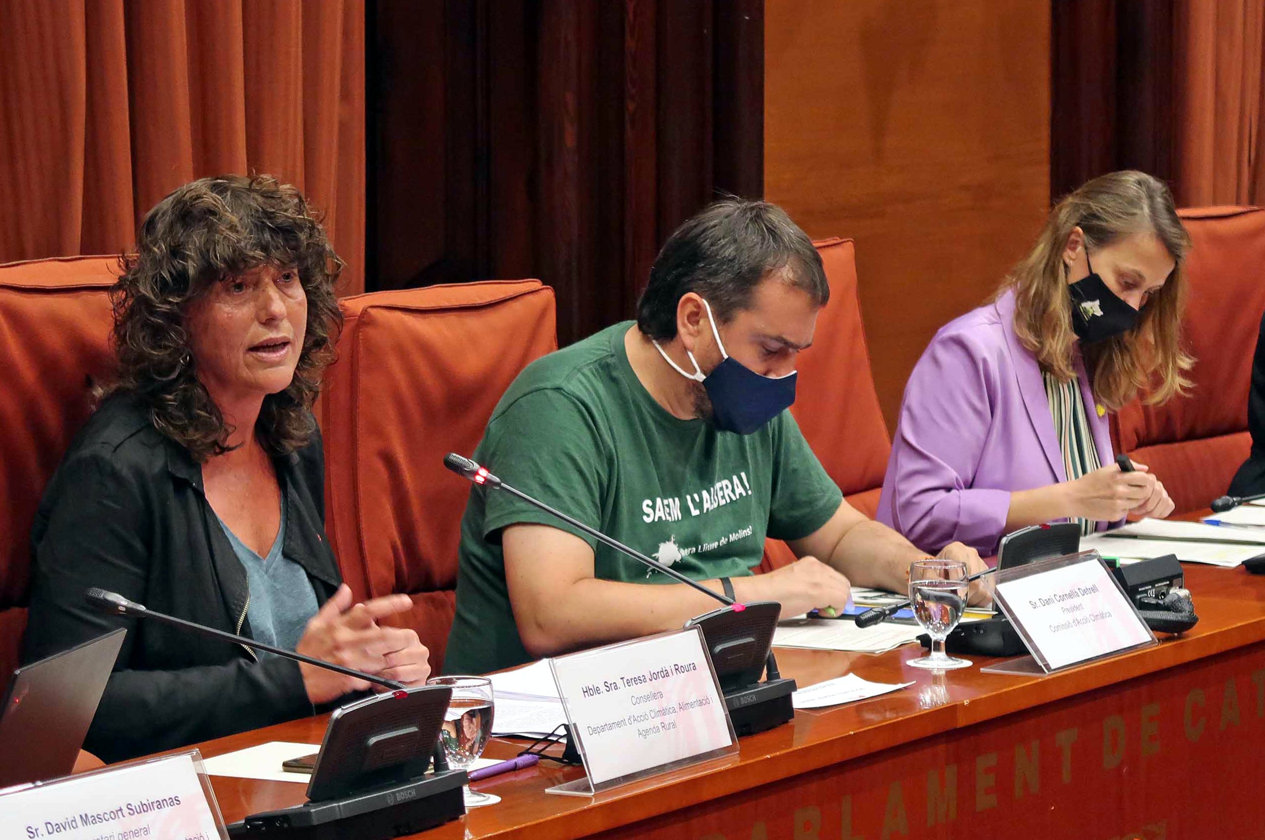 Teresa Jordà consejera|consellera Acción Climática Parlamento / ACN